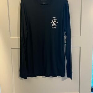 Rip Curl Men's Black Graphic Long Sleeve Tee